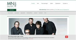 Desktop Screenshot of mnmusic.dk
